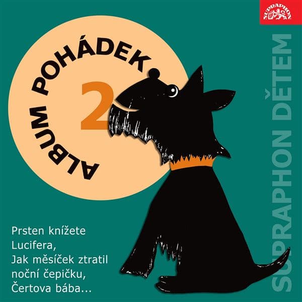 Obálka – Album pohádek "Supraphon dětem" 2. (Prsten knížete Lucifera, Jak měsíček ztratil noční čepičku, Čertova bába, ...)