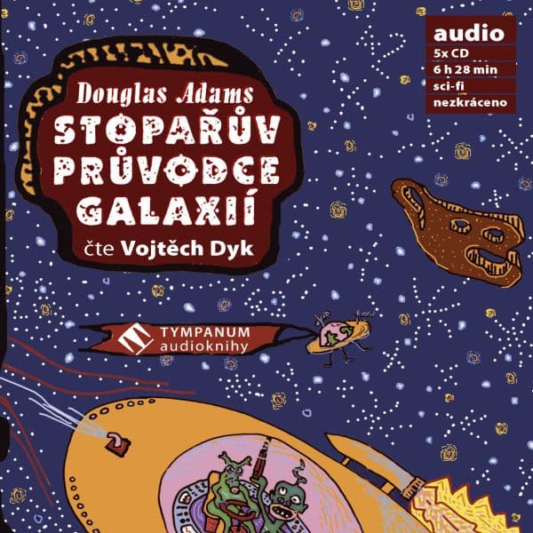 Obálka – Stopařův průvodce galaxií