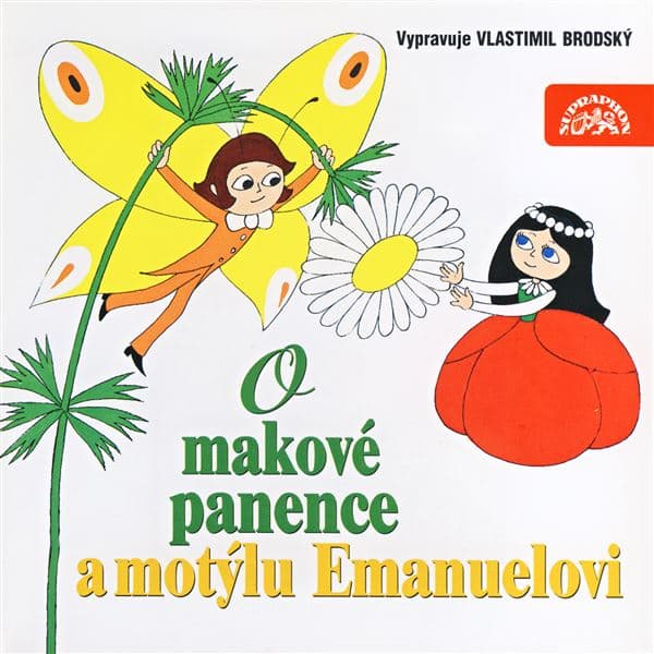 Obálka – O makové panence a motýlu Emanuelovi
