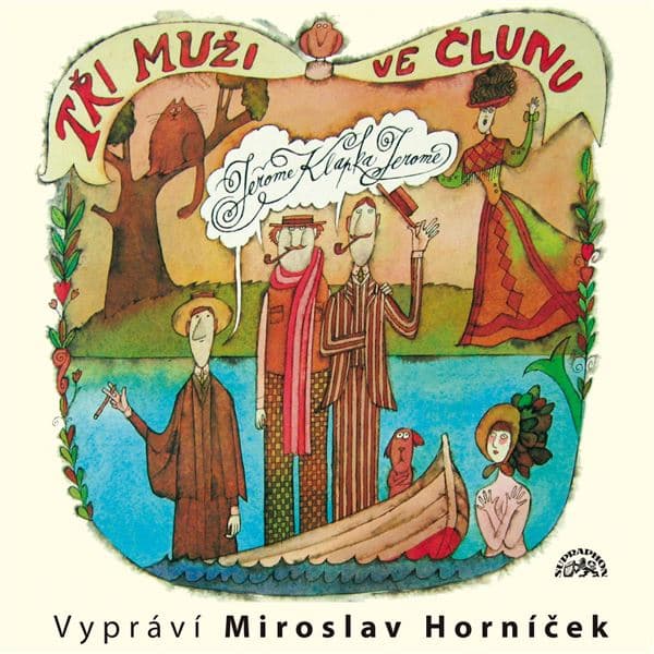 Obálka – Tři muži ve člunu