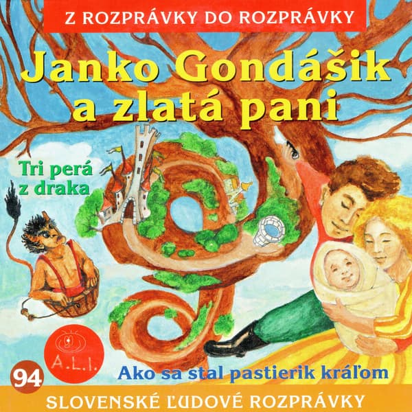 Obálka – Janko Gondášik a zlatá pani