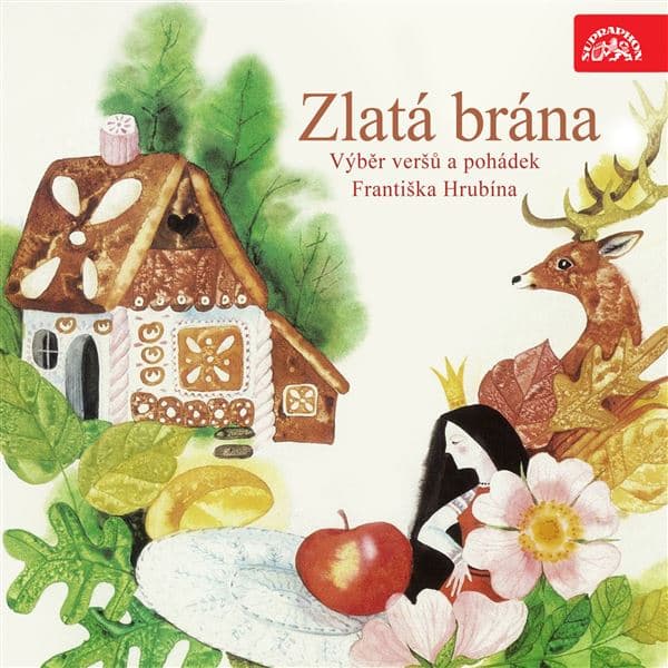 Obálka – Zlatá brána. Výběr veršů a pohádek Františka Hrubína
