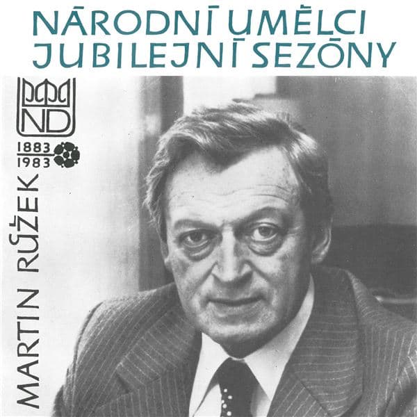 Obálka – Národní umělci jubilejní sezóny - Martin Růžek