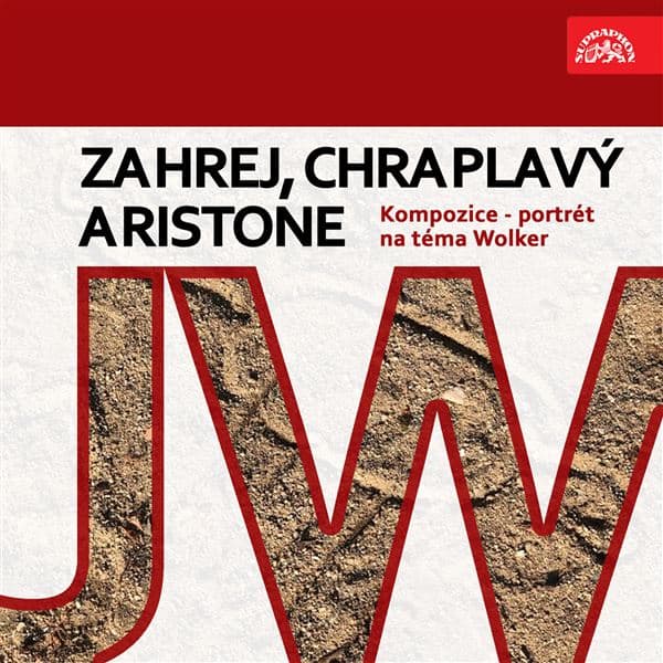 Obálka – Zahrej, chraplavý Aristone. Kompozice - portrét na téma Wolker
