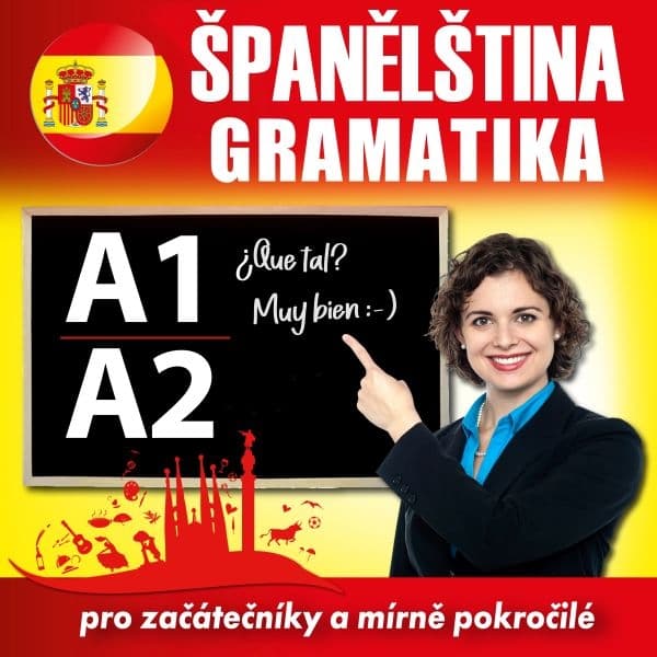 Obálka – Španělská gramatika pro začátečníky a mírně pokročilé A1, A2