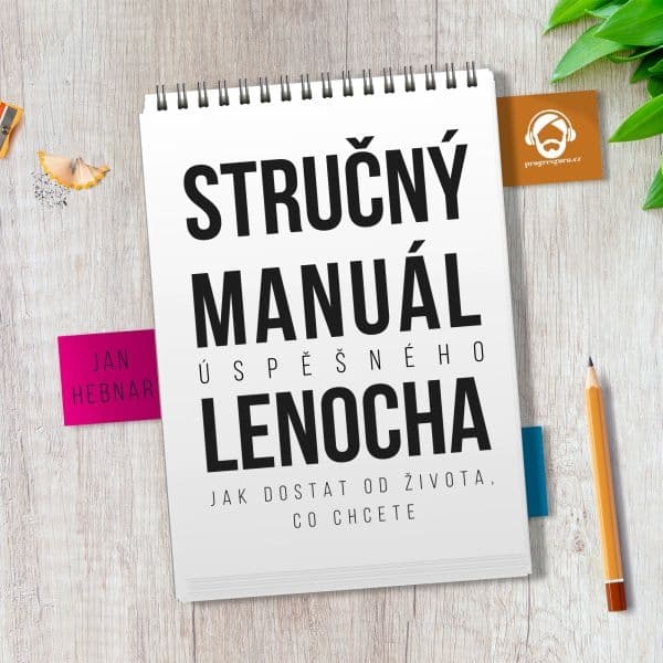 Obálka – Stručný manuál úspěšného lenocha