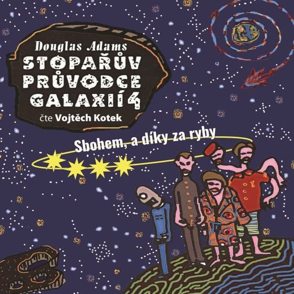 Obálka – Stopařův průvodce Galaxií 4 - Sbohem a díky za ryby