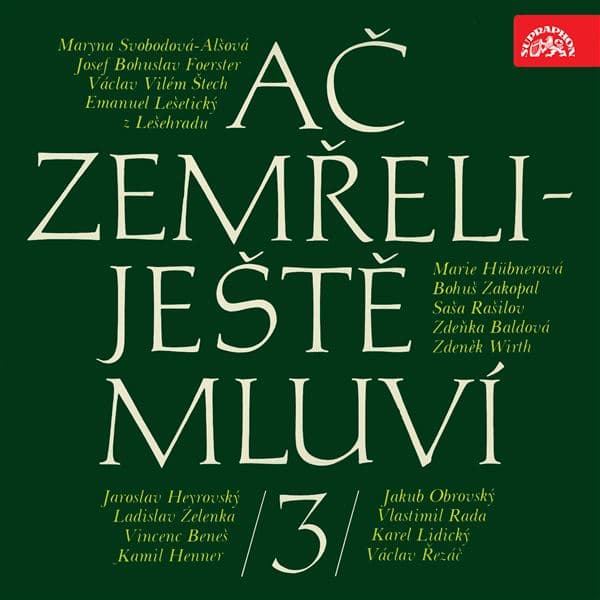 Obálka – Ač zemřeli - ještě mluví 3.