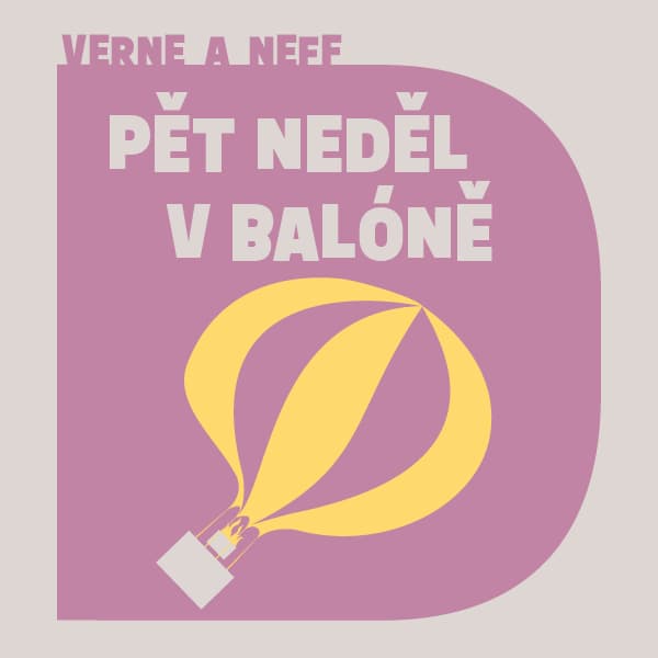 Obálka – Pět neděl v balóně