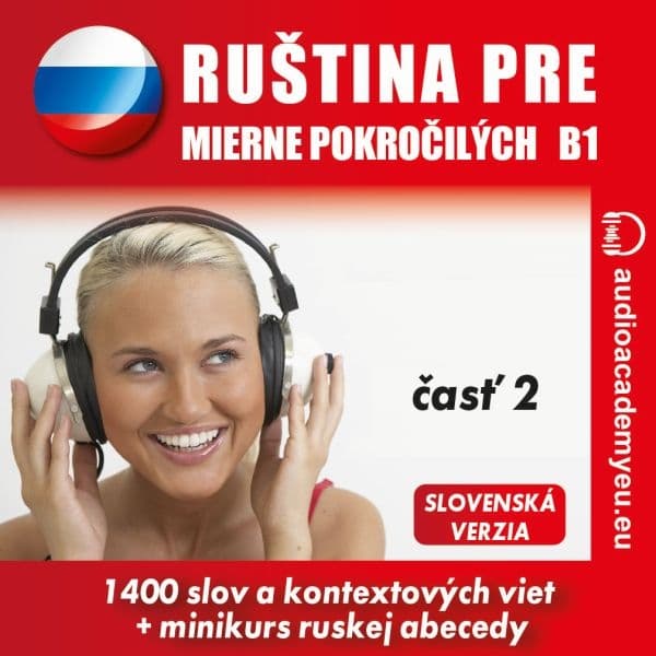 Obálka – Ruština pre mierne pokročilých B1 - časť 2