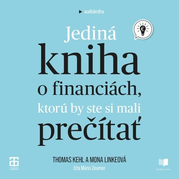 Obálka – Jediná kniha o financiách, ktorú by ste si mali prečítať
