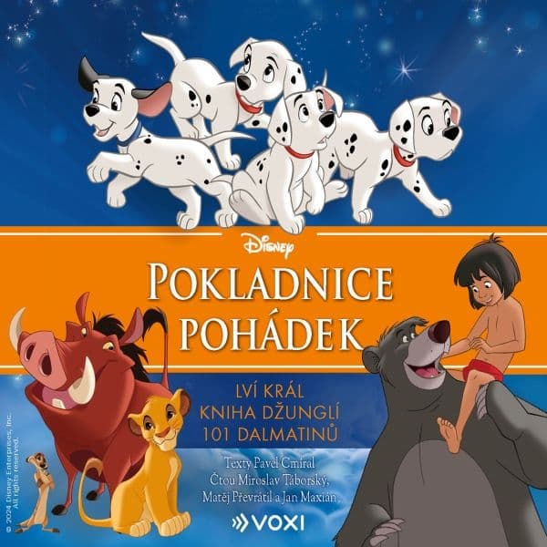 Obálka – Disney - Lví král, Kniha džunglí, 101 dalmatinů