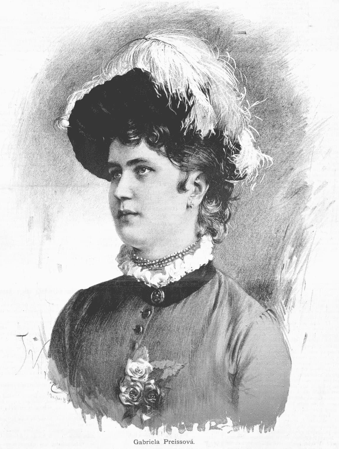 Portrét – Gabriela Preissová