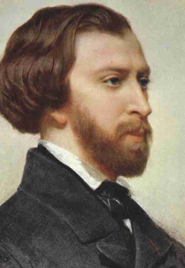 Portrét – Alfred de Musset
