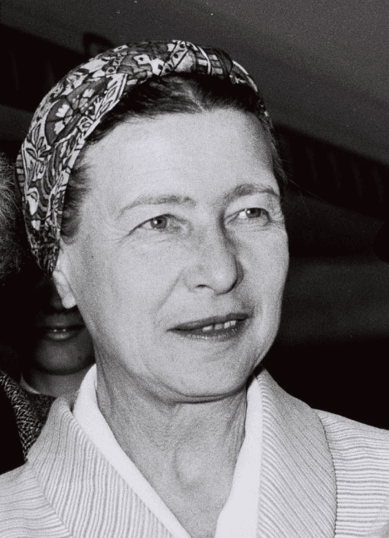 Portrét – Simone de Beauvoir