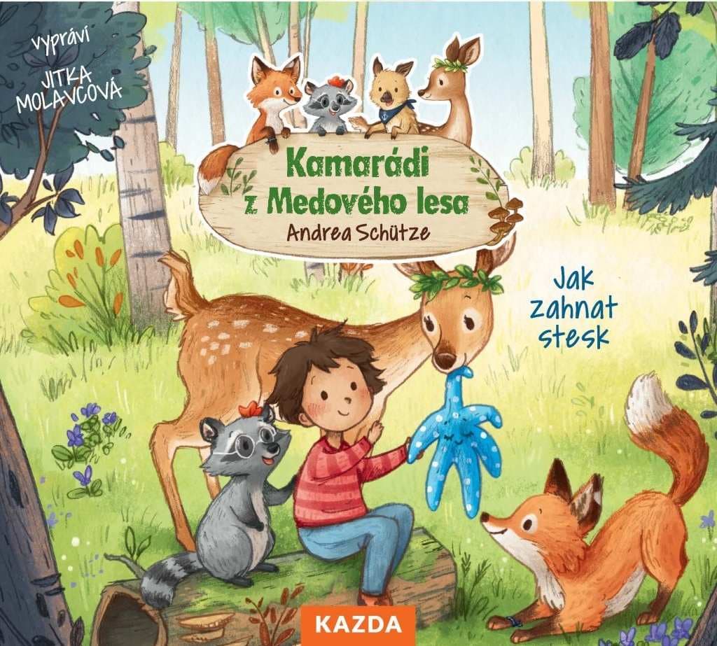 Obálka – Kamarádi z Medového lesa 1 - Jak zahnat stesk - CDm3 (Čte Jitka Molavcová)