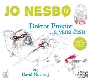 Obálka – Doktor Proktor a vana času - CD (Čte David Novotný)