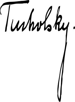Portrét – Kurt Tucholsky