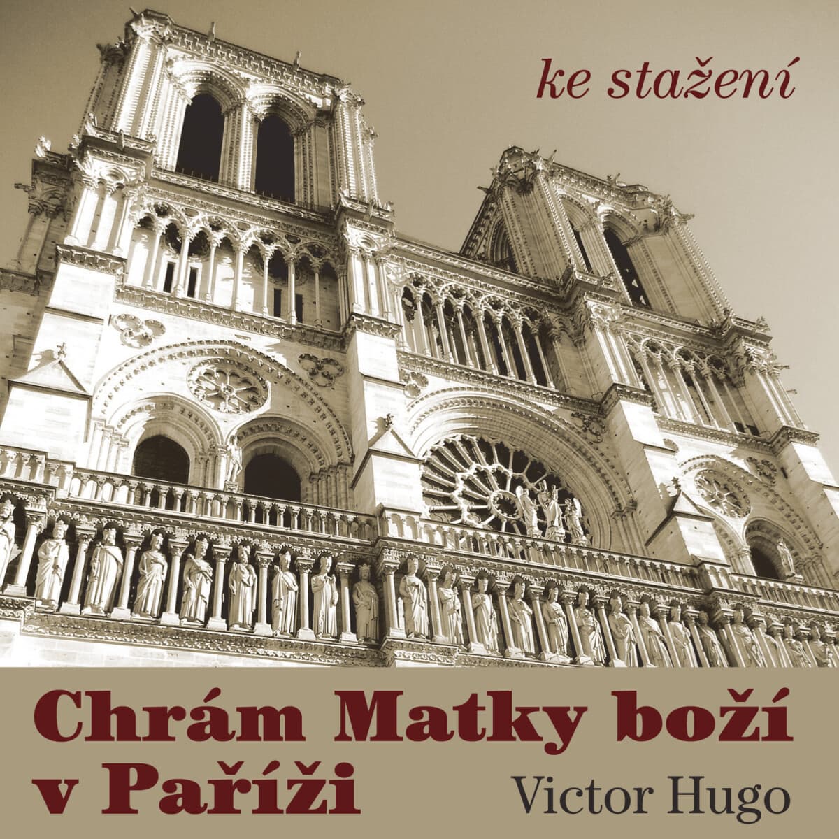 Obálka – Chrám Matky Boží v Paříži