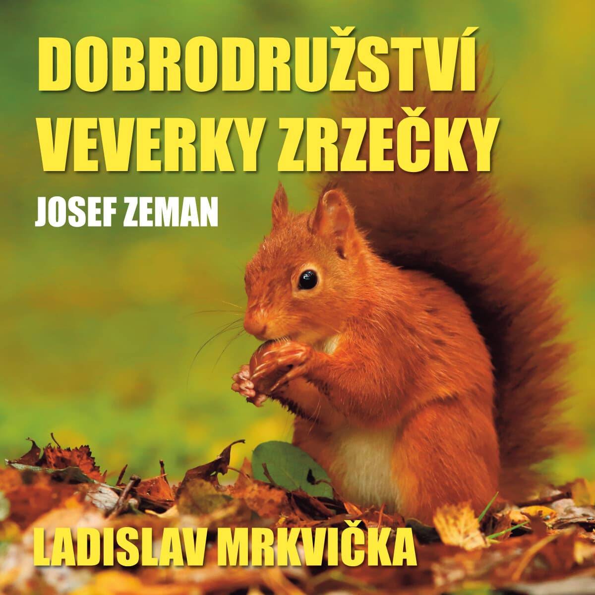 Obálka – Dobrodružství veverky Zrzečky (Ladislav Mrkvička)