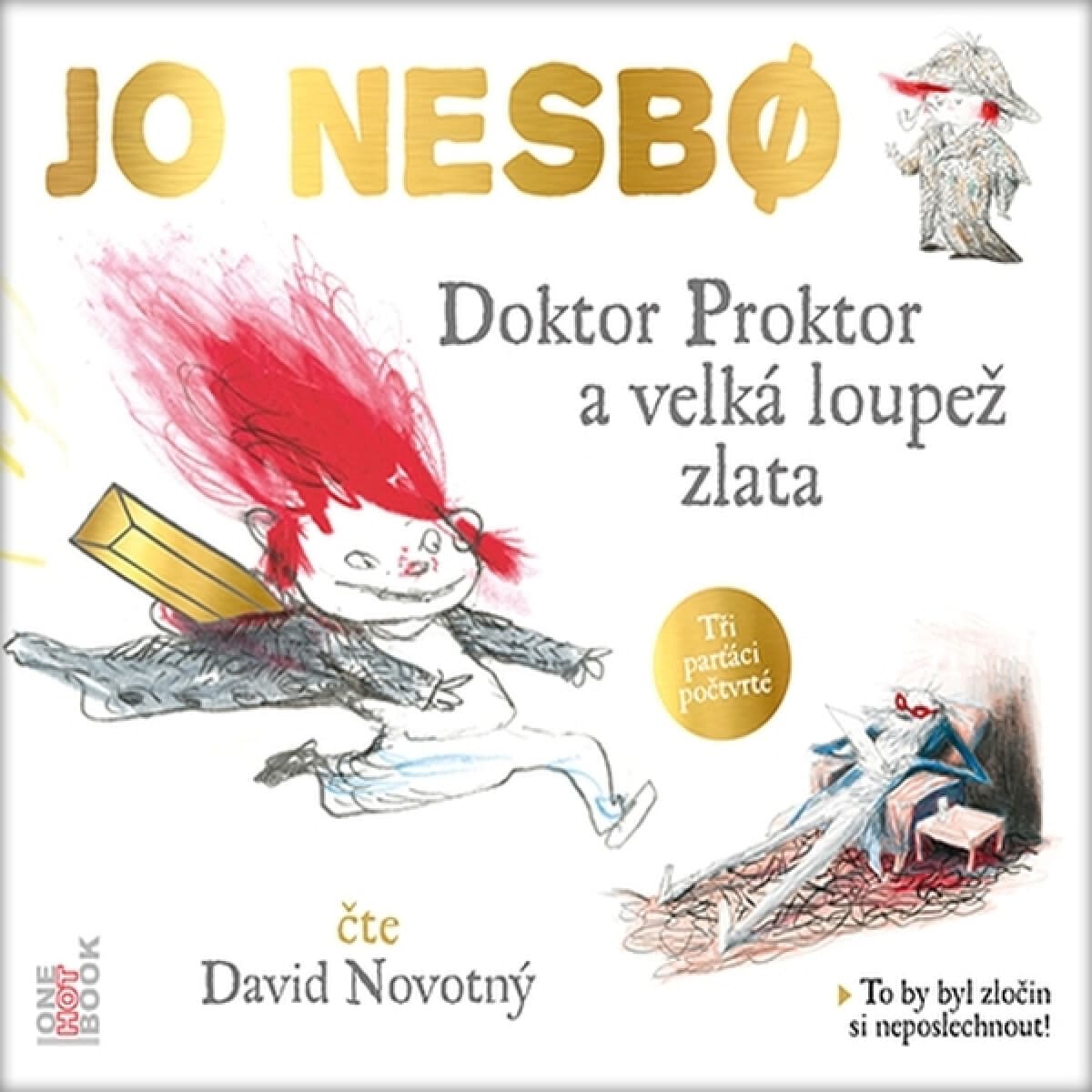 Obálka – Doktor Proktor a velká loupež zlata