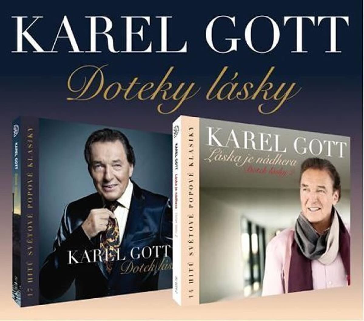 Obálka – Karel Gott - Doteky lásky - 2CD
