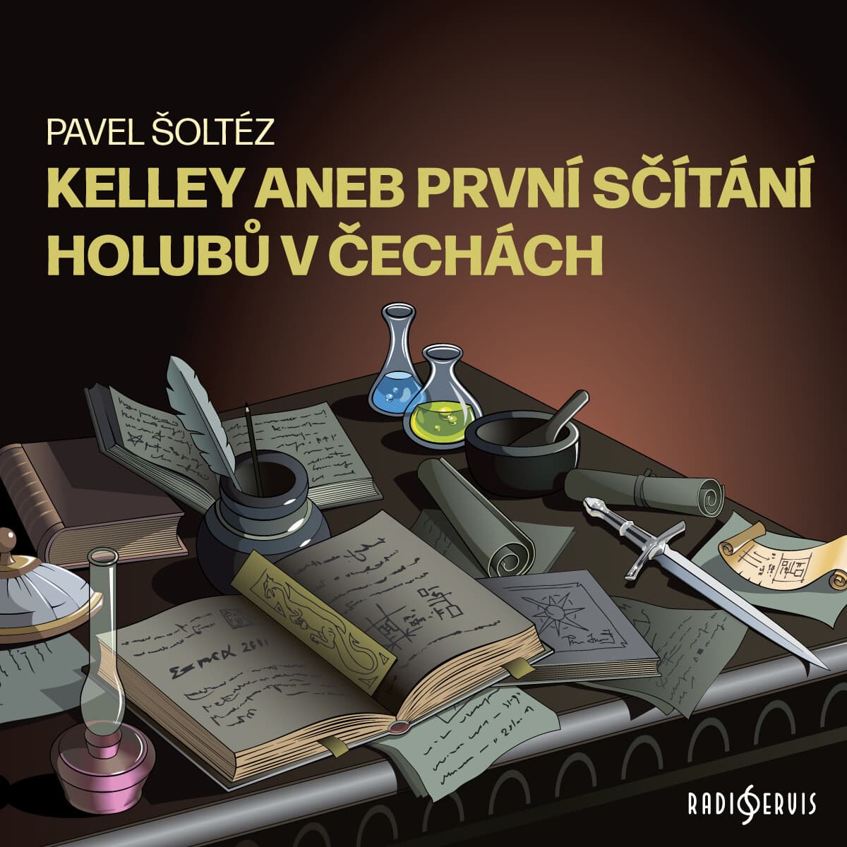 Obálka – Kelley aneb První sčítání holubů v Čechách