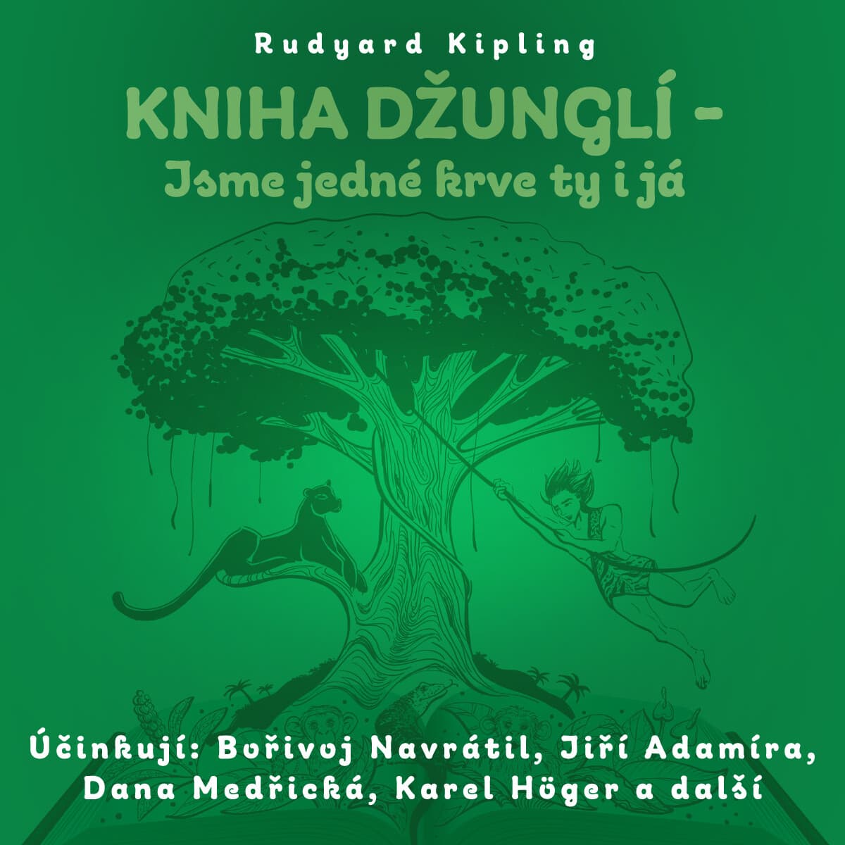 Obálka – Kniha džunglí - Jsme jedné krve ty i já