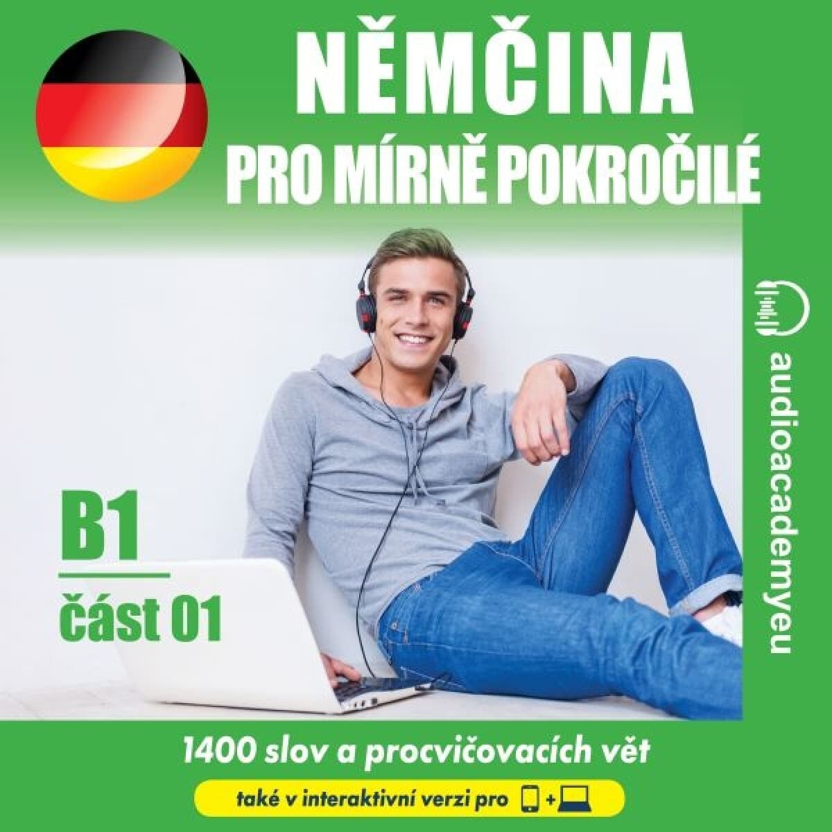 Obálka – Němčina pro mírně pokročilé B1, část 1