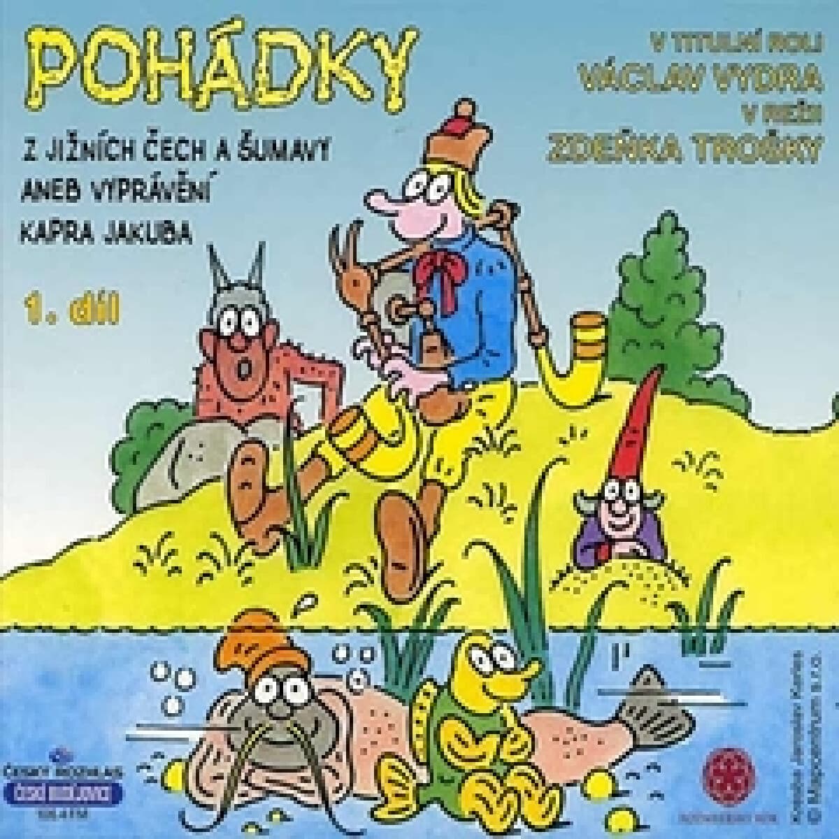 Obálka – Pohádky z jižních Čech a Šumavy aneb vyprávění kapra Jakuba