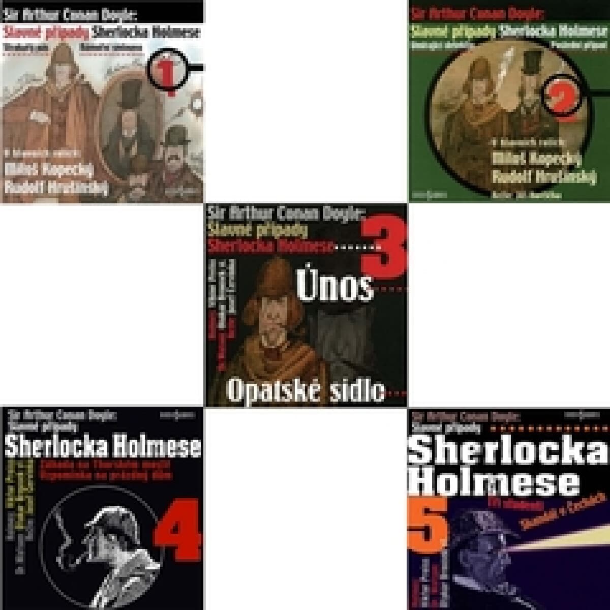 Obálka – Slavné případy Sherlocka Holmese