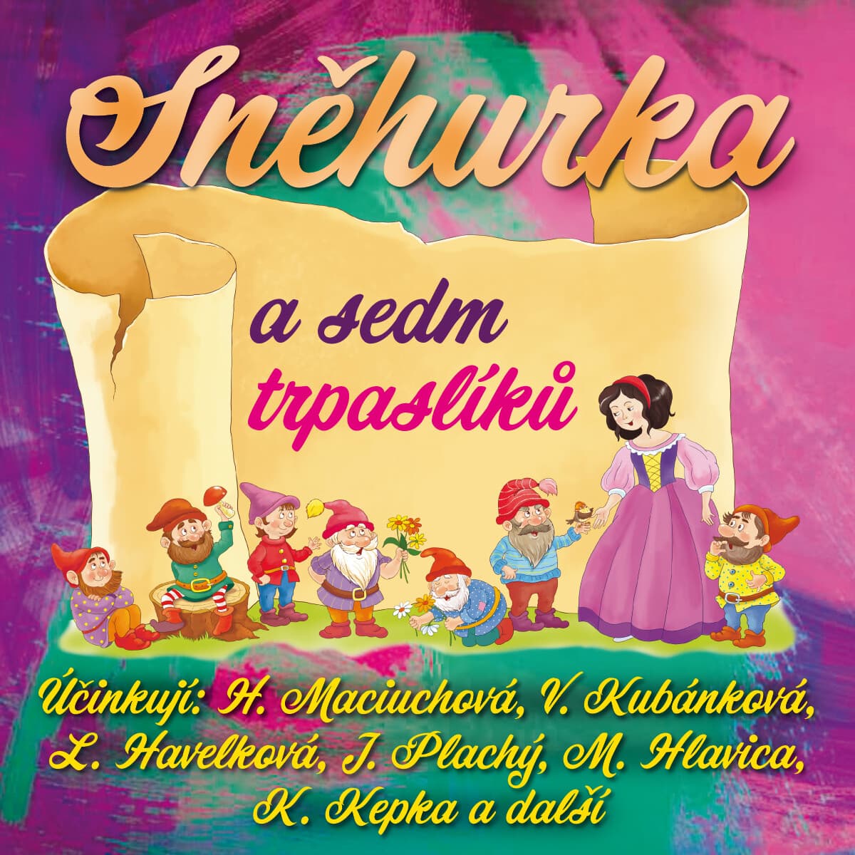 Obálka – Sněhurka a sedm trpaslíků