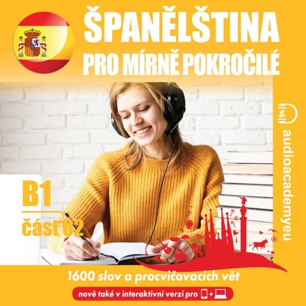 Obálka – Španělština pro mírně pokročilé B1, část 2