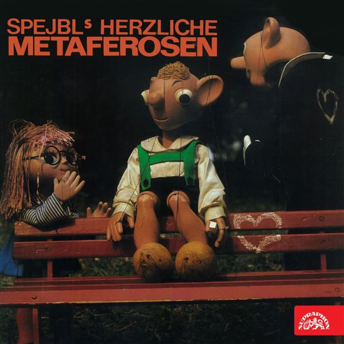 Obálka – Spejbl's herzliche Metaferosen, Der Wiehnachtskarpfen. Der Weihnachtsgeschichte mit einem Weihnachtsgruss von Spejbl & Hurvínek - Miloš Kirschner