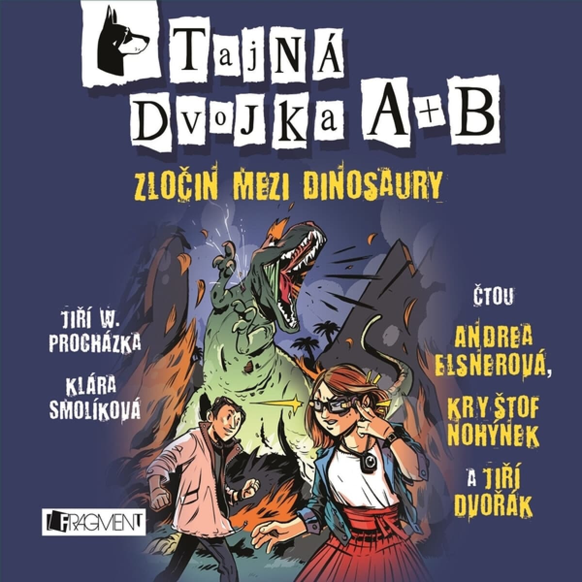 Obálka – Tajná dvojka A + B - Zločin mezi dinosaury